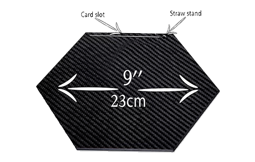 Carbon by Charlie XL Fiber Plate